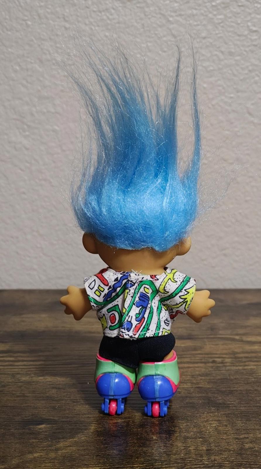 1990s Vintage Russ Troll Doll "Roller Blader Edition.