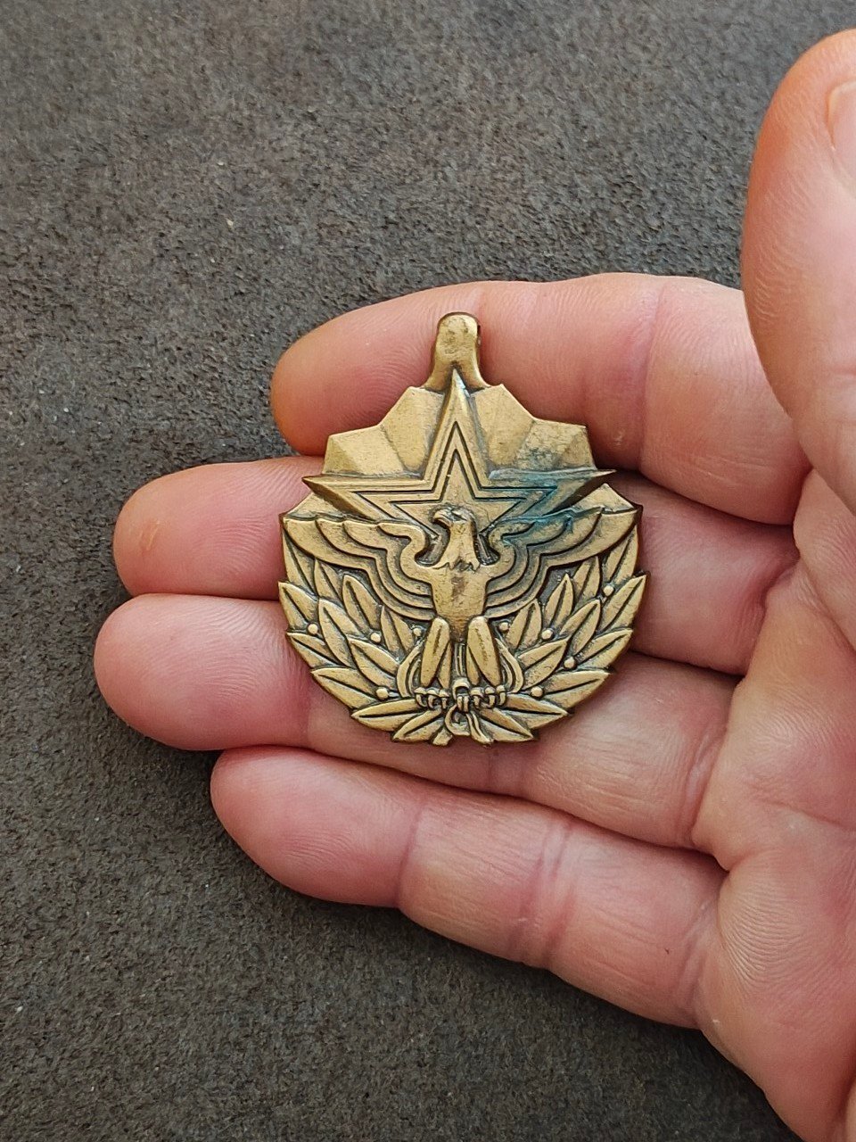 Vintage U.S. Meritorious Service Brass Medal