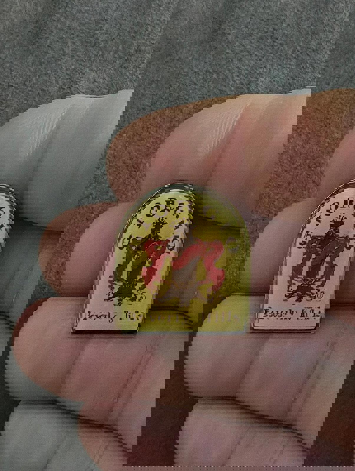 80's/90's Giorgio Beverly Hills Crest Logo Enamel Pin