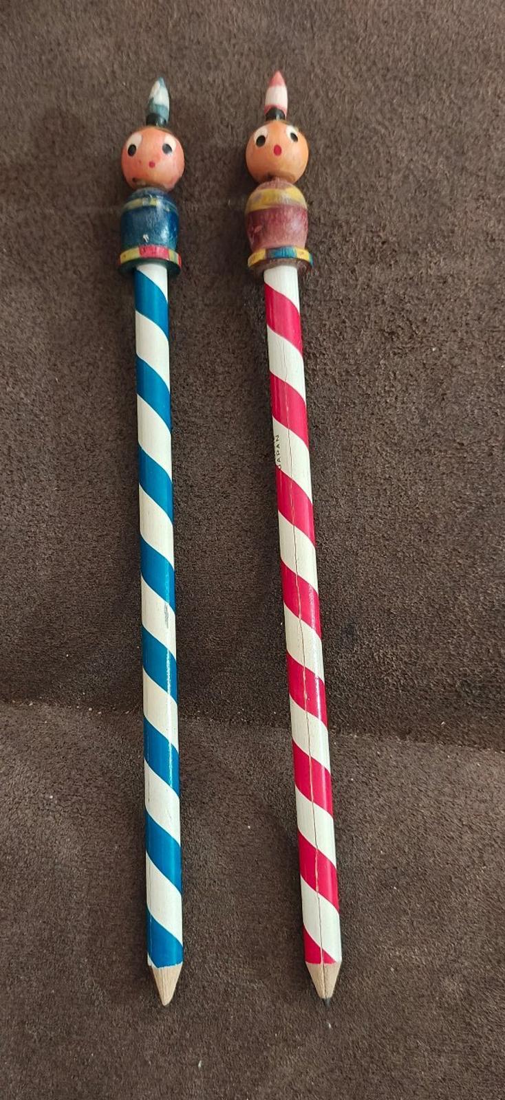 60s Indian Top Pencil From Fort Lincoln State Park Mandan North Dakota
