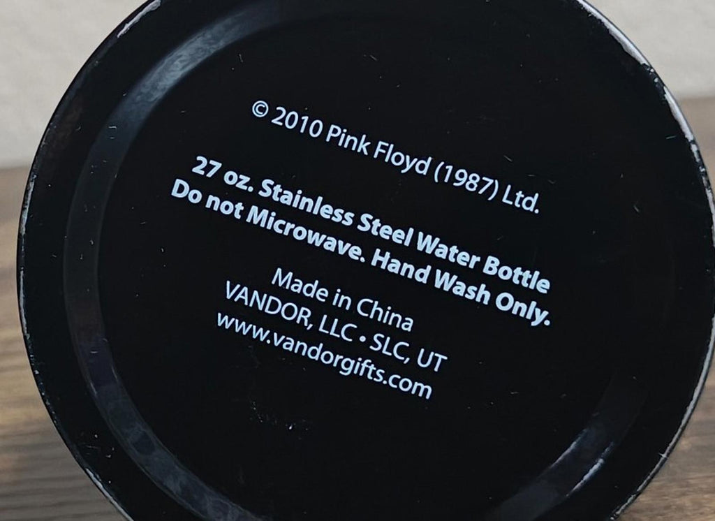 Cool 2010 Vandor Pink Floyd 27oz Stainless Steel Black Water Bottle