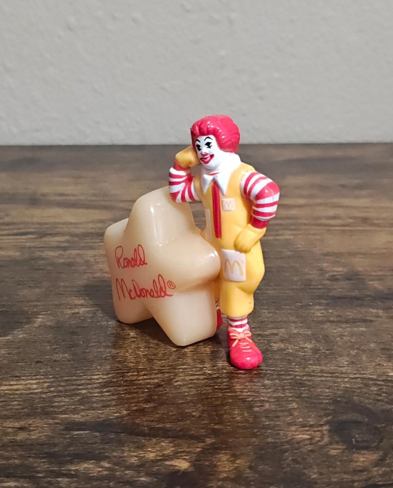 1988 Ronald McDonald "Bedtime" Happy Meal Glow In The Dark Figurine