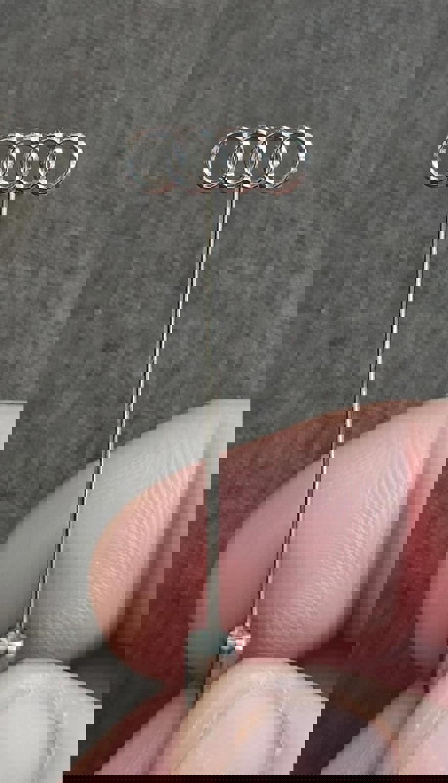 1980's Audi Silver Tone Stick Pin