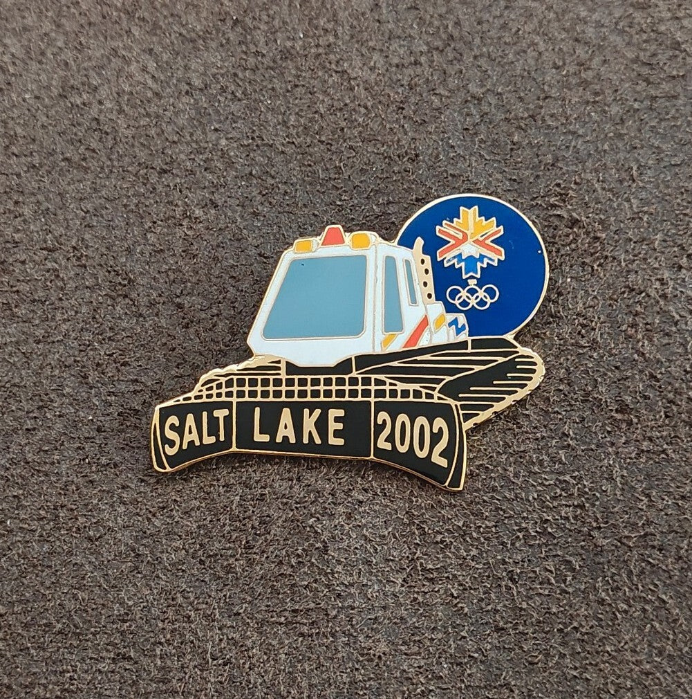 Salt Lake 2002 Winter Olympic Games Trail Groomer Pin