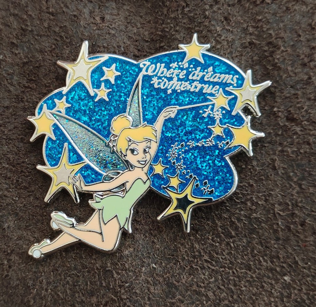 Disney Tinker Bell "Where Dreams Come True" Exclusive Pixie Dust  Pin