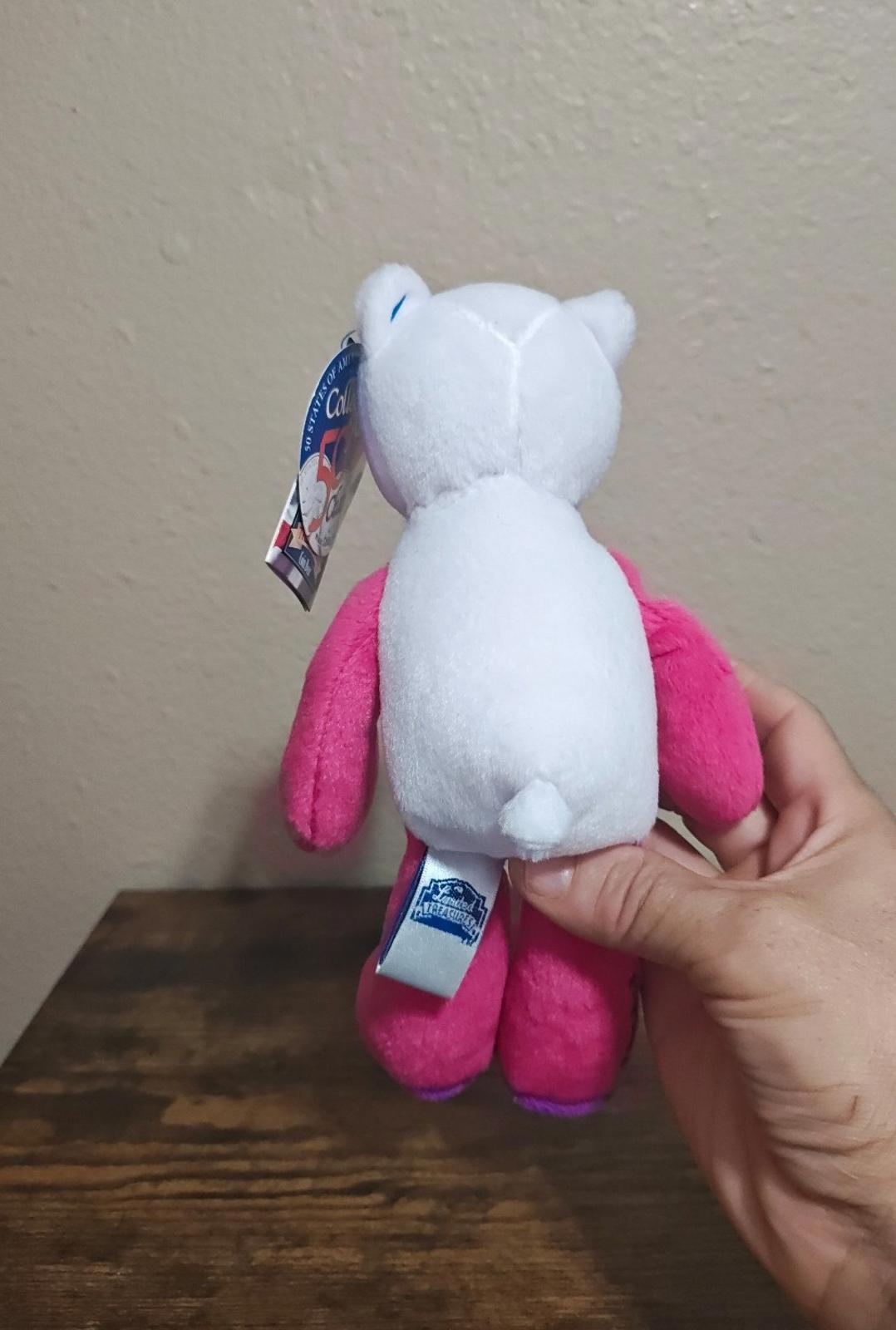 2001 Limited Treasures Rhode Island State Quarter Bear Collectible Plush NWT