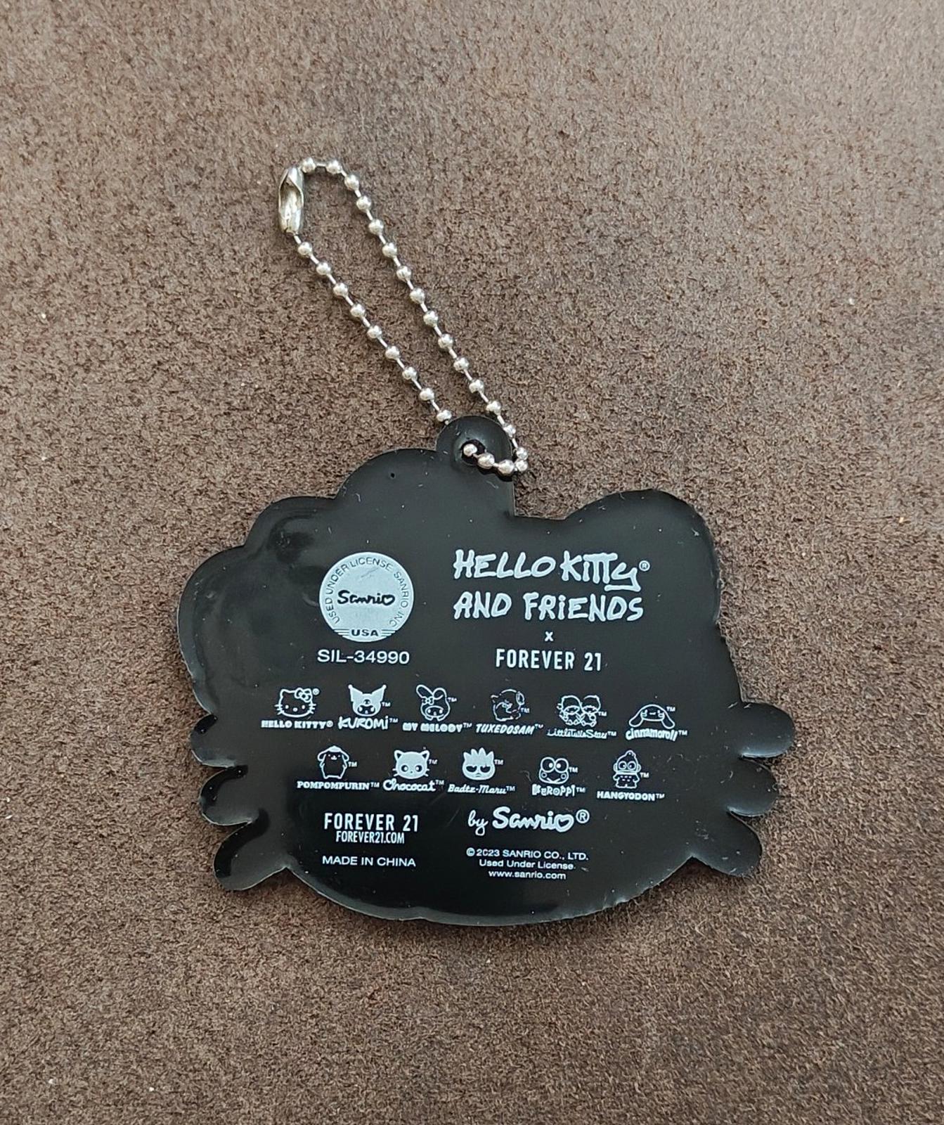 2023 Hello Kitty 3D Embossed Rubber Keychain In Great Condition