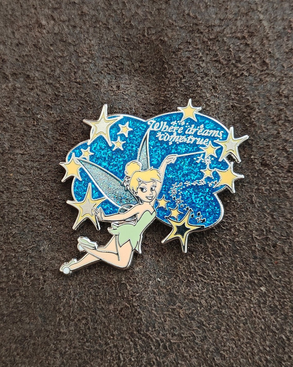 Disney Tinker Bell "Where Dreams Come True" Exclusive Pixie Dust  Pin