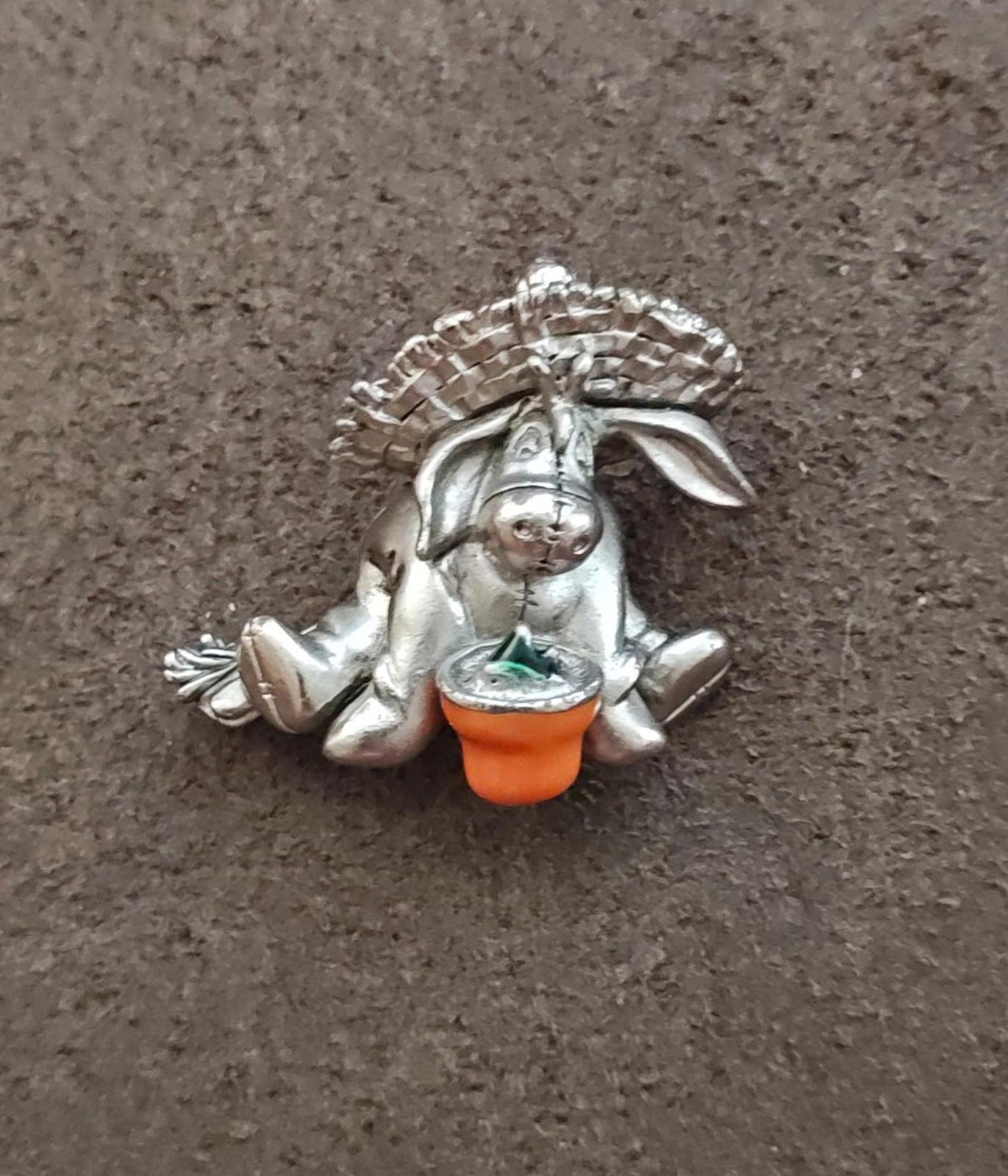 2000 Disney Eeyore Pewter Enamel Pin