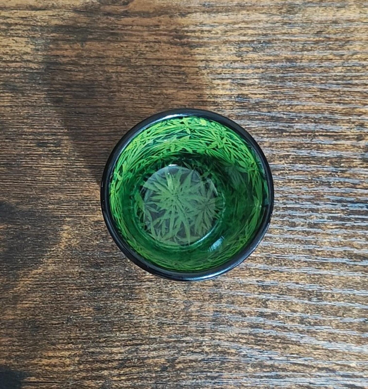 The Grass Is Always Greener Las Vegas Green & Black Shot Glass