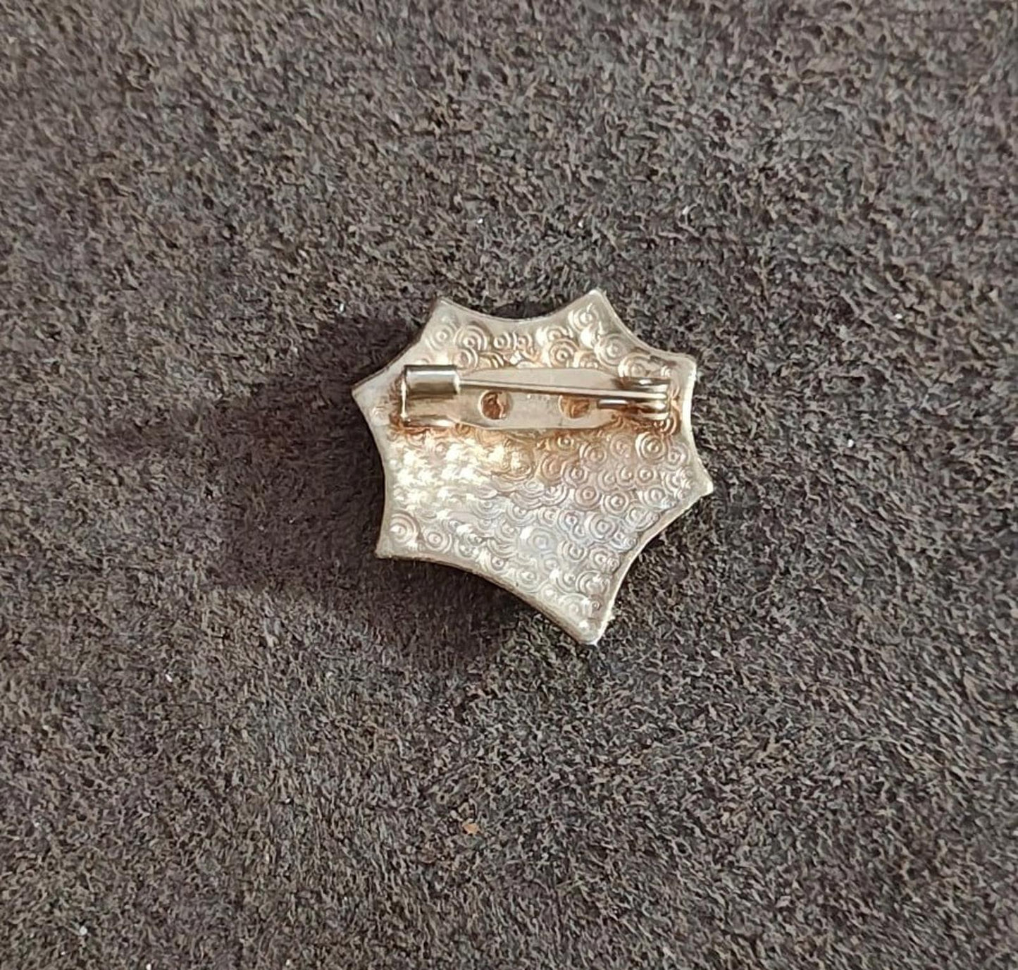 Black Widow Spider in Glitter Web Enamel Pin Brooch