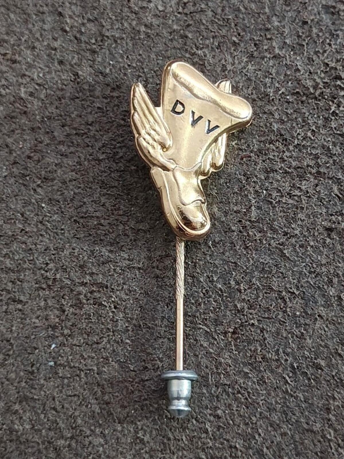 1980s German (DVV) Deutscher Volkssportverband Gold Tone Pin