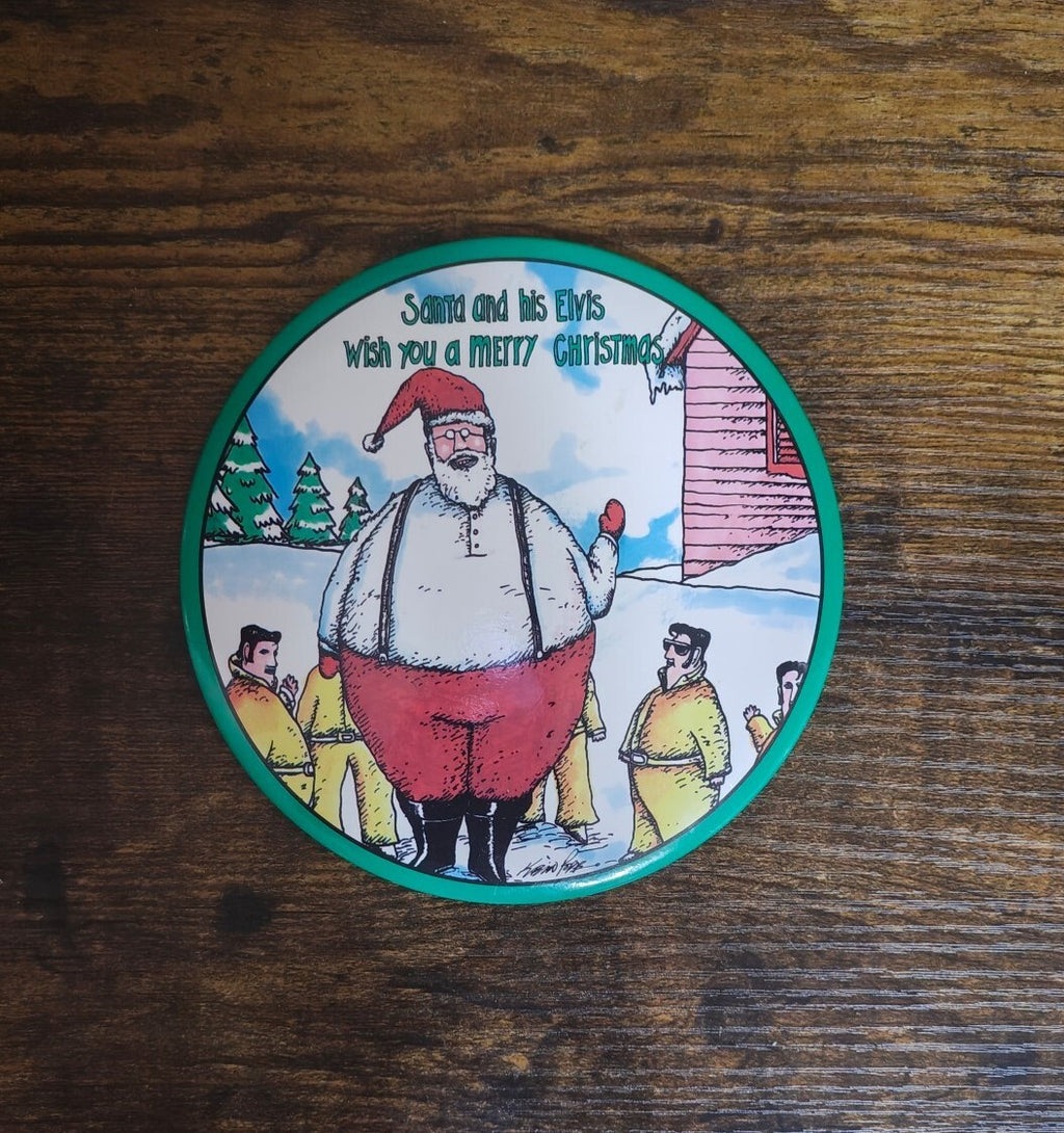 1980s Santa Without a Cause Design Pin