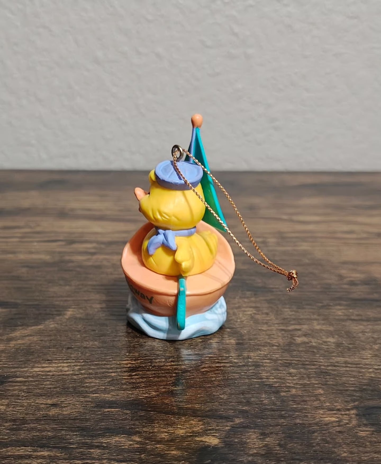 1980s Avon Gift Collection Easter  Eggspressions Sailboat Ornament