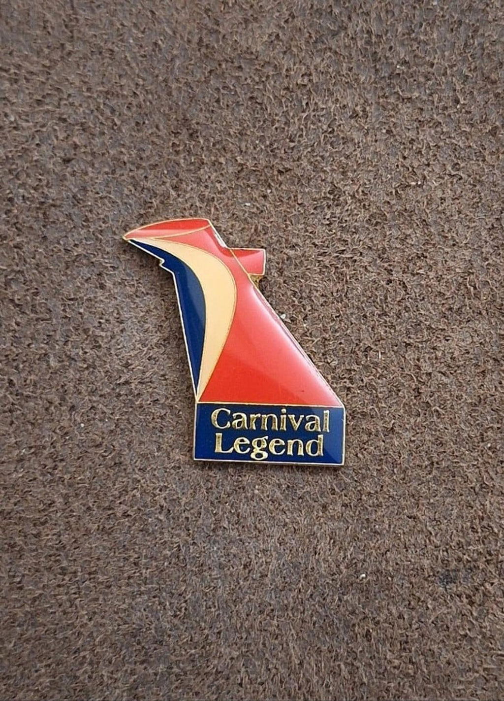 1990s Carnival Legend Cruise Lines Ship Guest VIP Enamel Pin