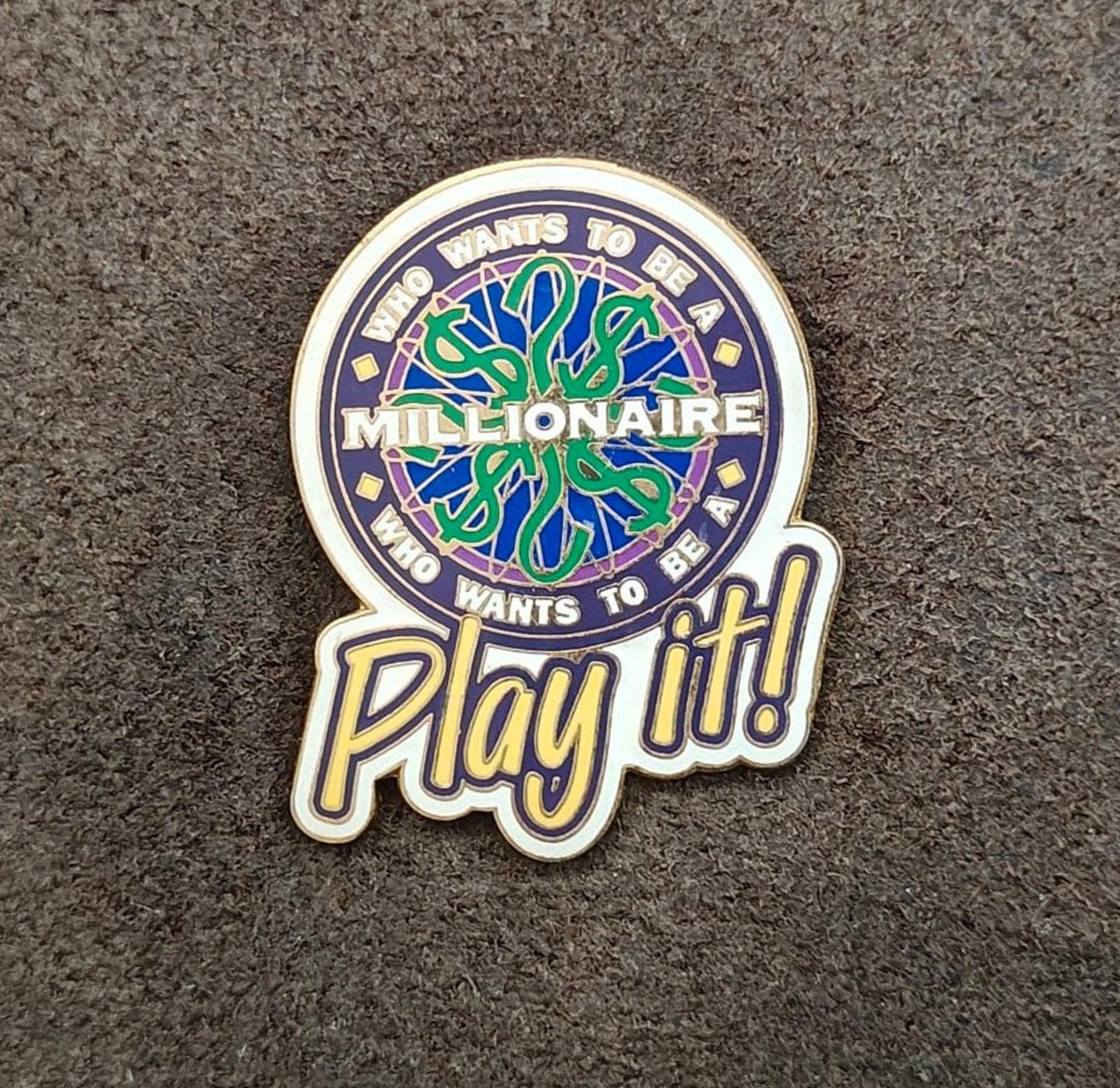2001 Vintage (WDW) "Who Wants to Be a Millionaire: Play It!" Attraction Pin