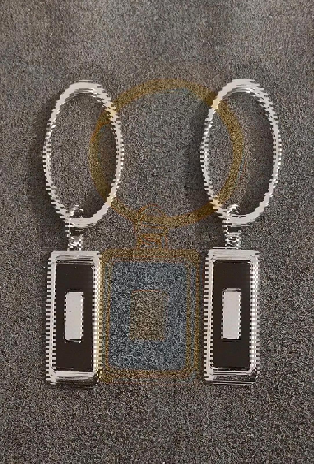 1990s Vintage Colibri 18k Gold Plated Key Chain Made In USA