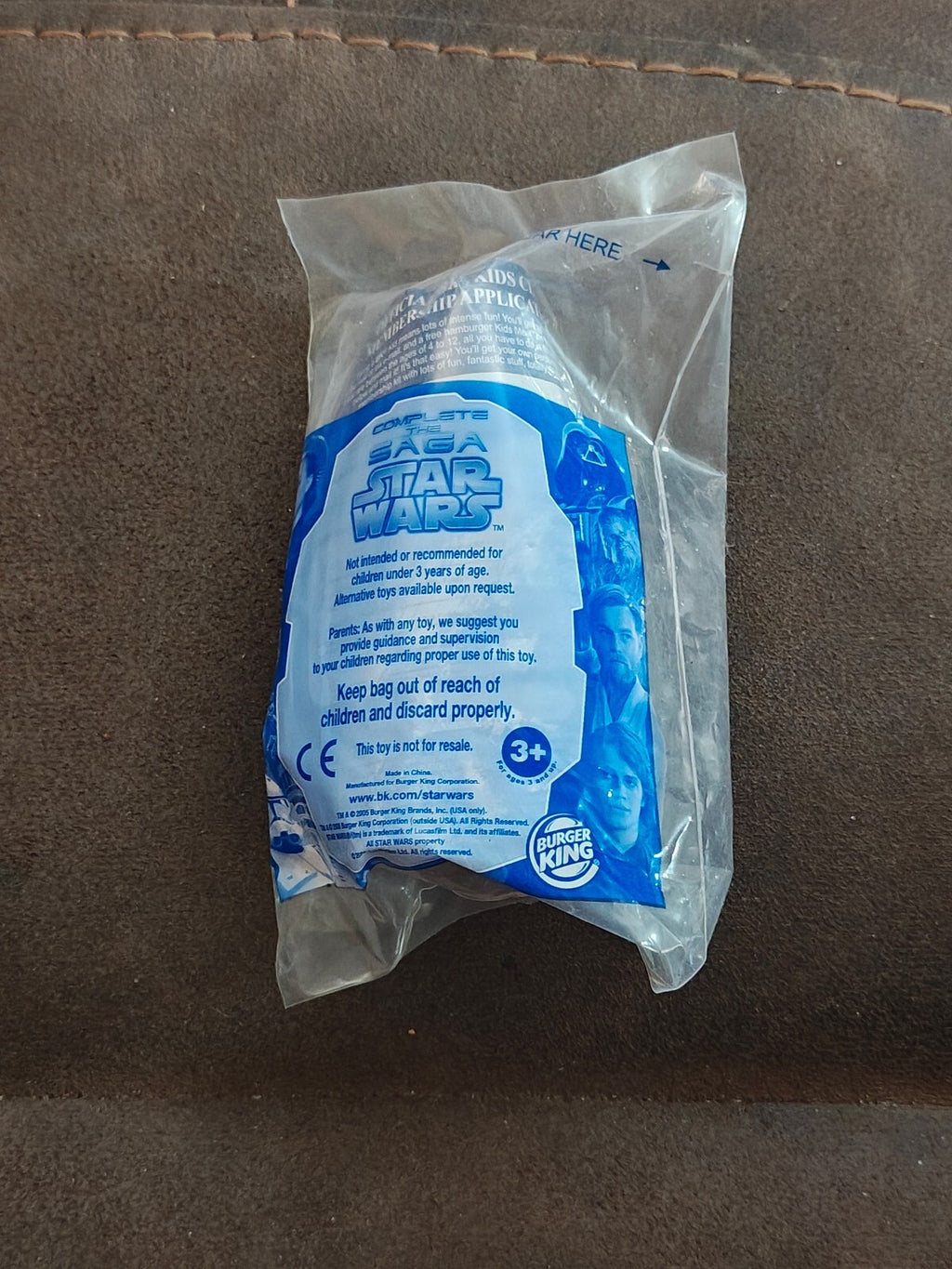 2005 Burger King Star Wars: The Complete Saga Kids Meal Emperor Palpatine Toy