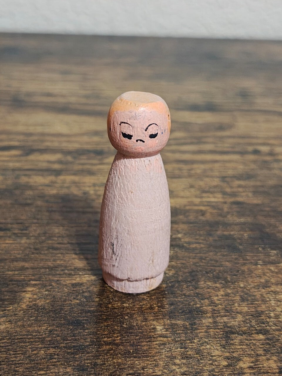 1970s Miniature Japanese Creative Wooden Miniature Kokeshi Doll