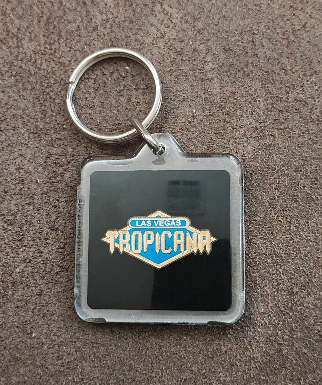 1990s Vintage Tropicana Hotel and Casino Las Vegas Keychain
