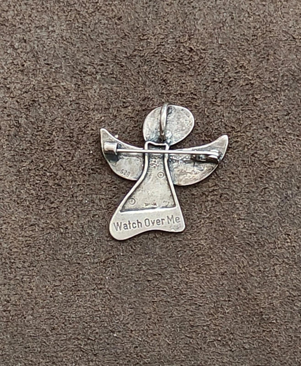 I1842 Retired Silpada Sterling Silver Angel Pin/Pendant
