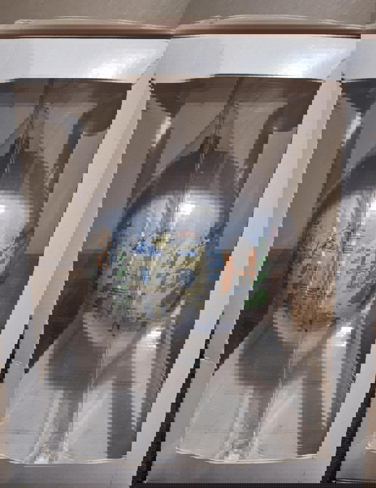 2008 Christmas on Main Street Hallmark Large Teardrop Ornament