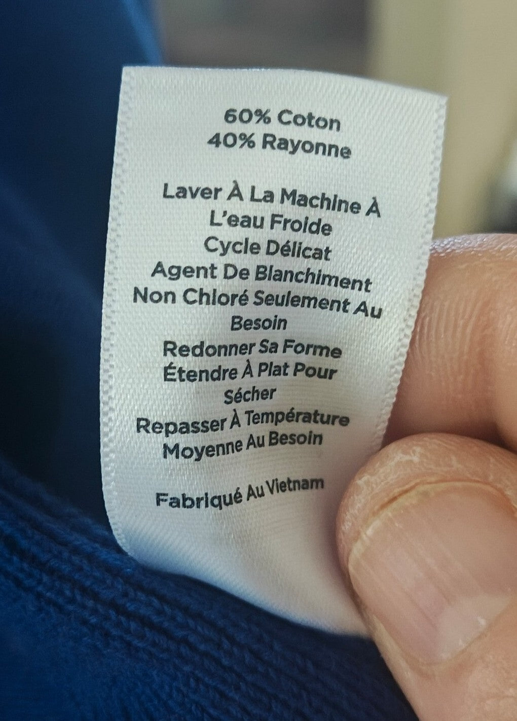 Talbots Blue V-Neck Button Up Cardigan Sweater