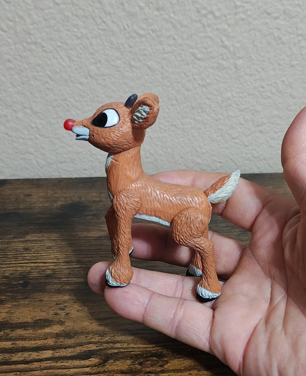 2000 Playing Mantis Rudolph The Red Nosed Reindeer Action Figure LIGHTS UP Works