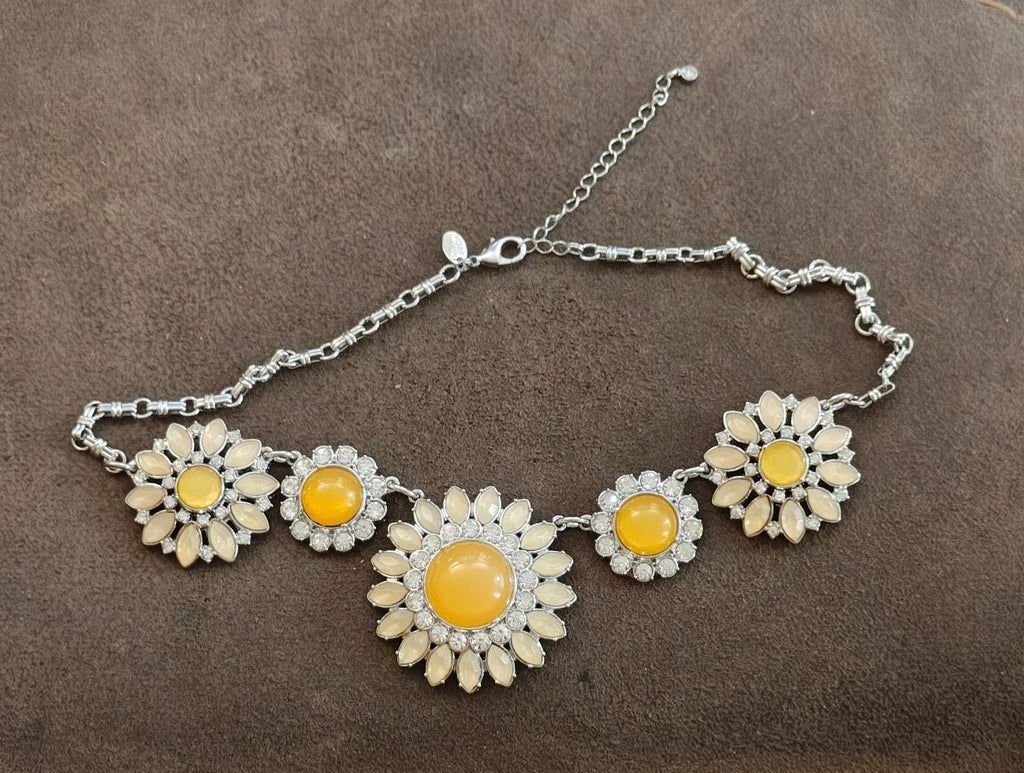 Retired Lia Sophia "Christina's Joy" Statement Necklace