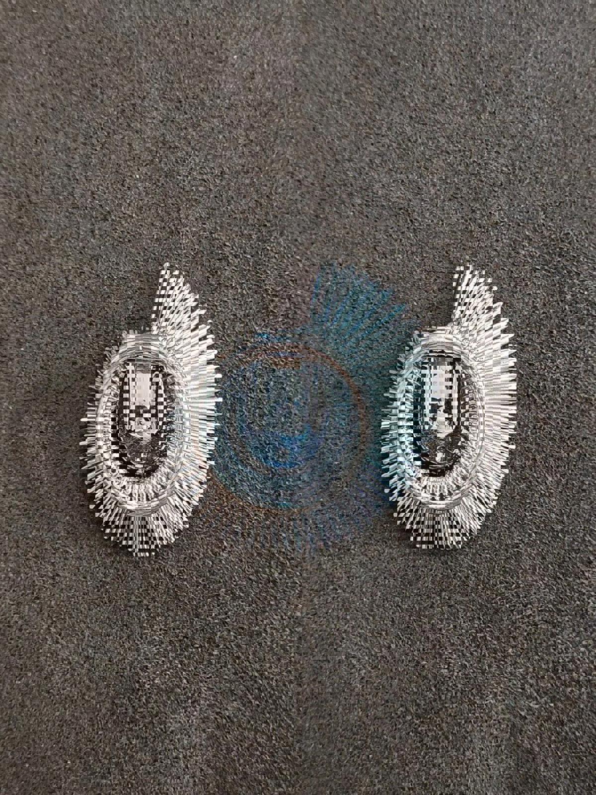 1960's Silver Tone Spiral Scarf Clip