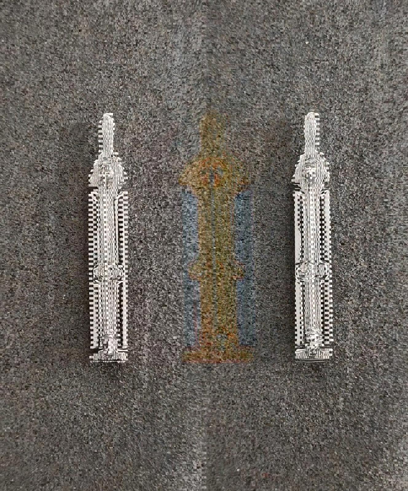 Beautiful Rare Signed Swarovski Baby Bottle Gold Tone Brooch Pin