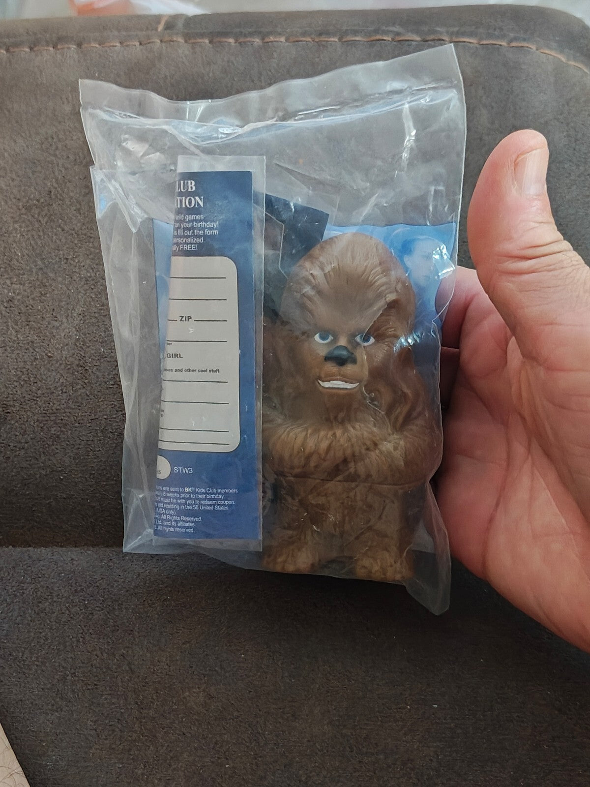 2005 Burger King Star Wars: The Complete Saga Kids Meal Chewbacca Toy New