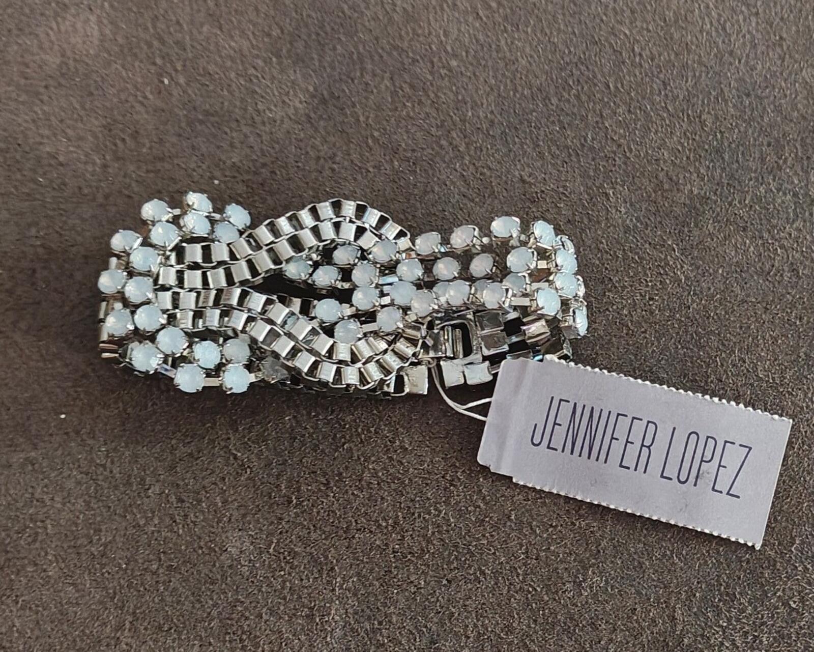 Jennifer Lopez Multi Strand Simulated Crystals Necklace & Pendant Set NWT