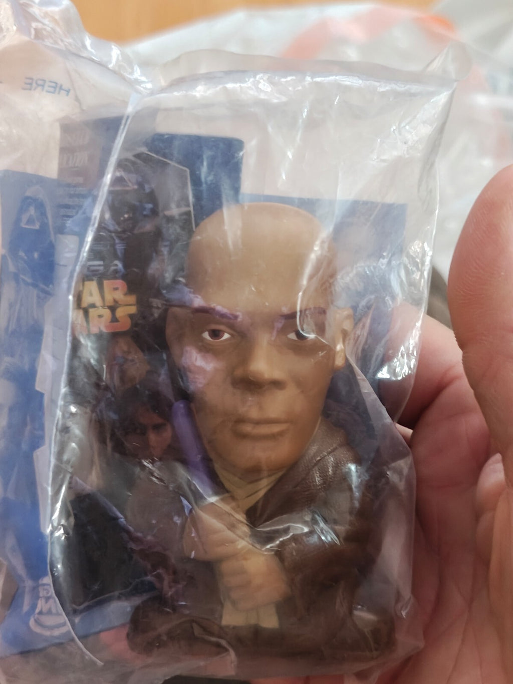 2005 Burger King Star Wars: The Complete Saga Kids Meal Mace Windu Toy New