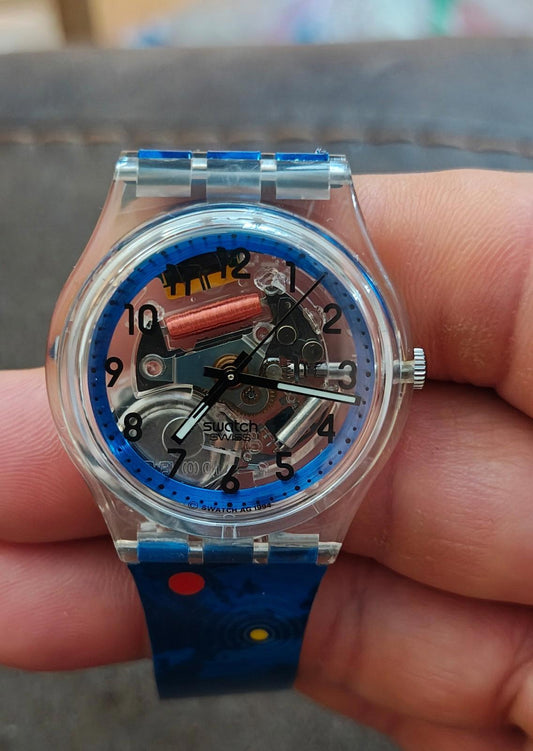 1994 Swatch Zurich Financial Services Unisex Swatch Watch