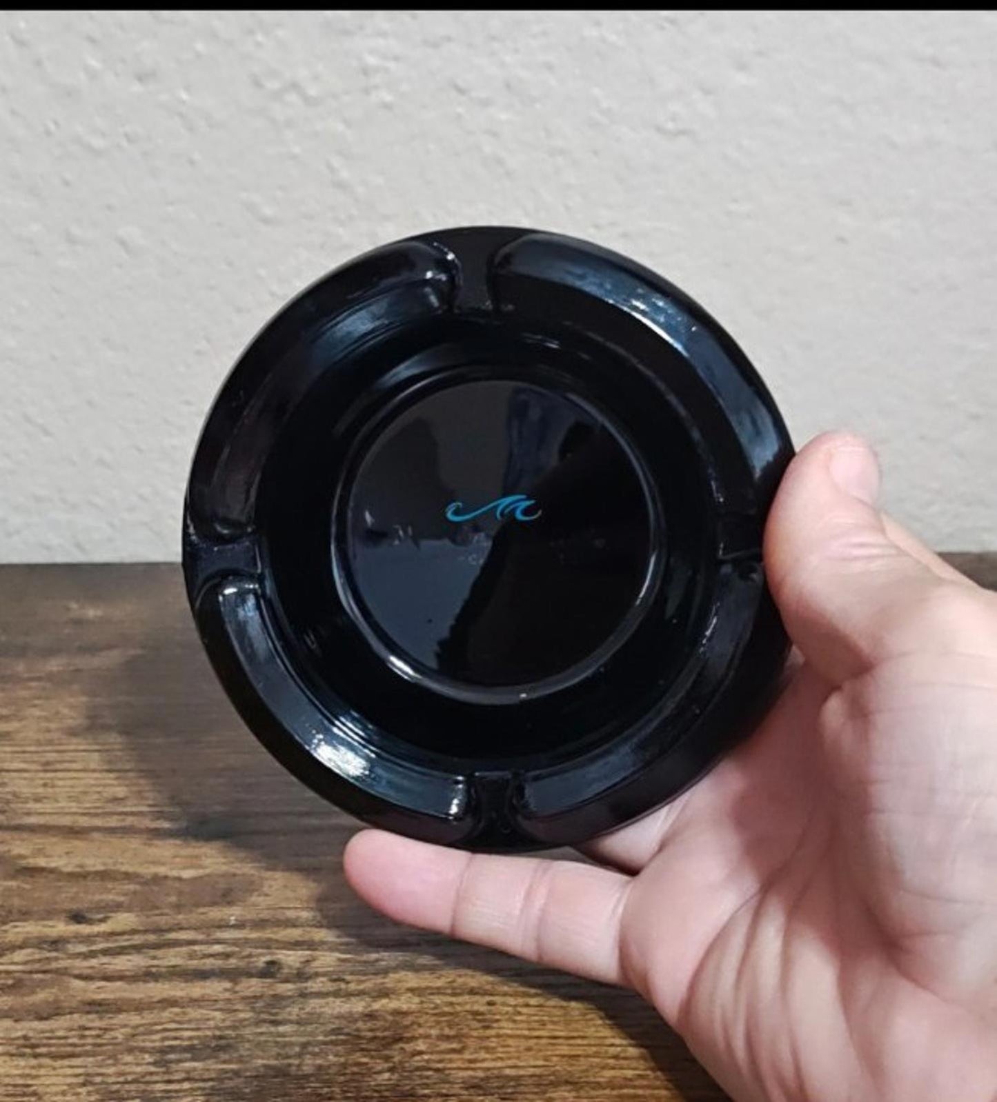 1990s Mandalay Bay Resort & Casino Las Vegas Black Ashtray