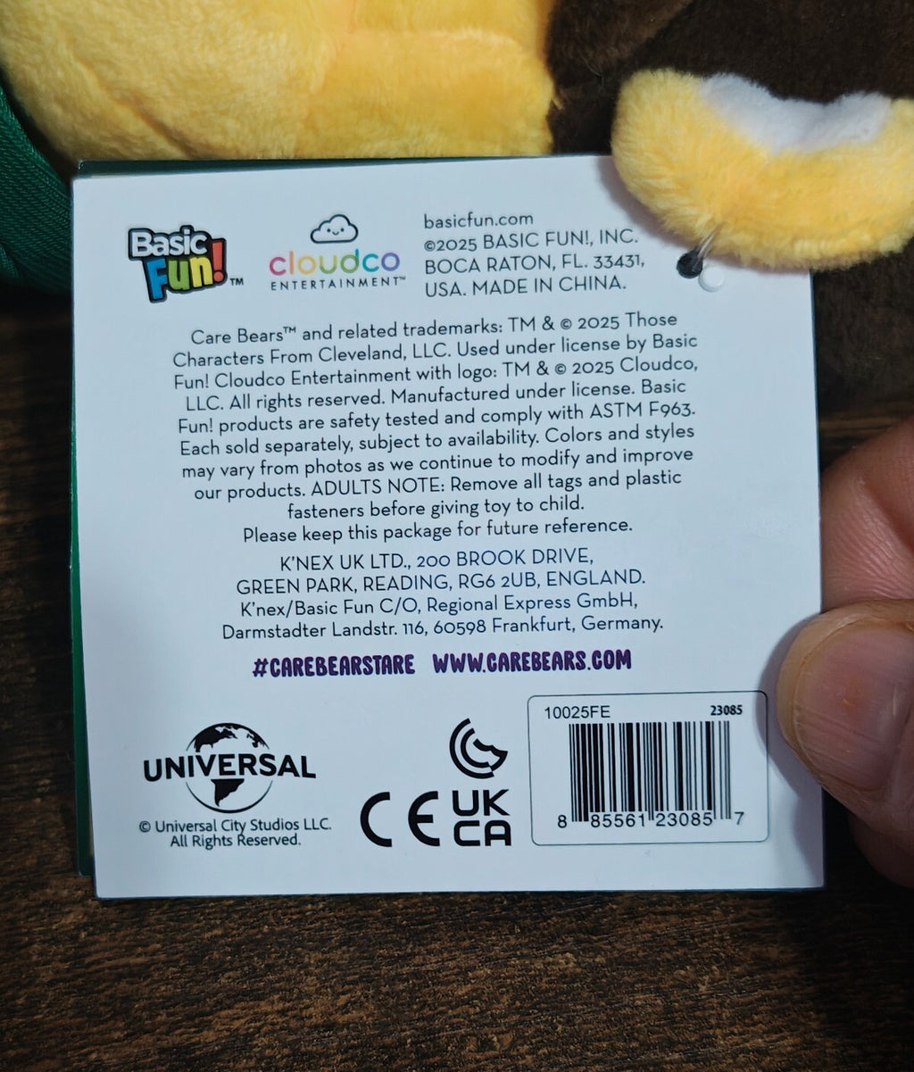 Care Bears x Wicked Fun Size Funshine Bear as Scarecrow Limited Edition Plush