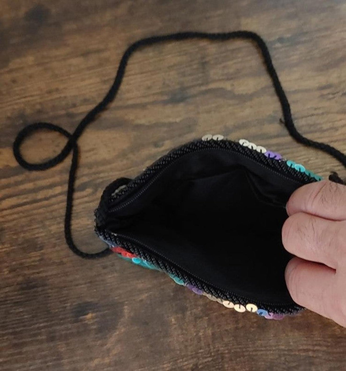 Colorful Sequined Small Purse/Clutch Purse/Coin Purse/Wristlet