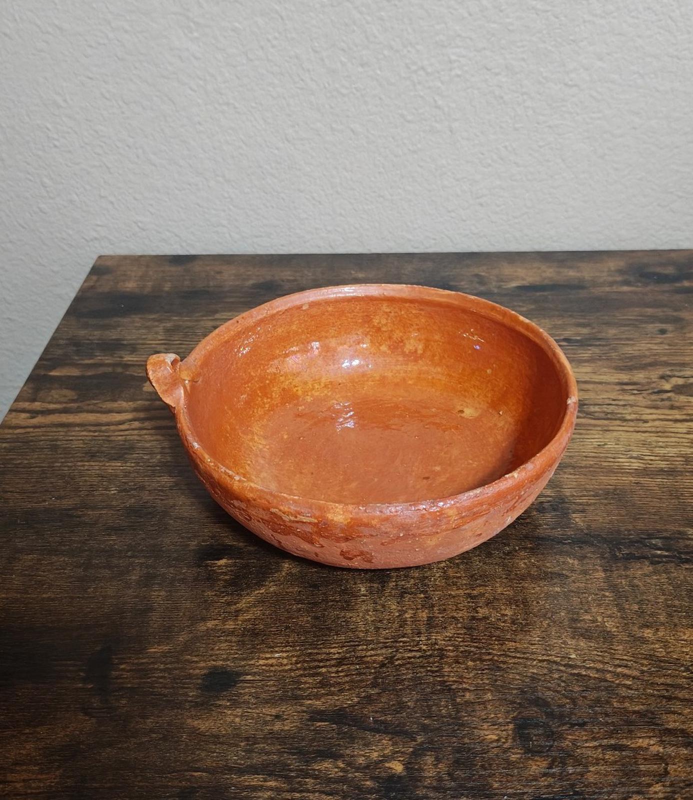 Authentic Handcrafted Traditional Mexican Clay Cooking/Serving Bowl/Pot