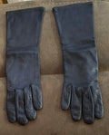 1950s/60’s Bamberger’s New Jersey Dark Navy Blue Long Leather Gloves