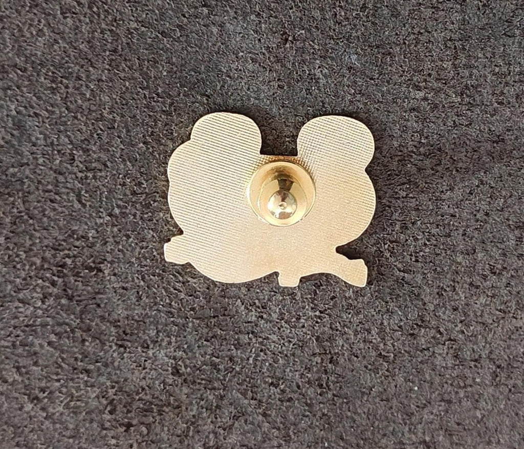 1980s Flights of Maxie Anderson Gold Tone Enamel Pin