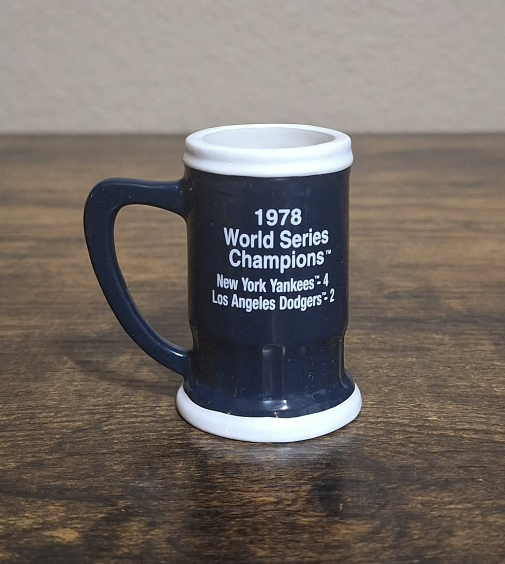 New York Yankees 1978 World Series Champions Decorative Miniature Mug.