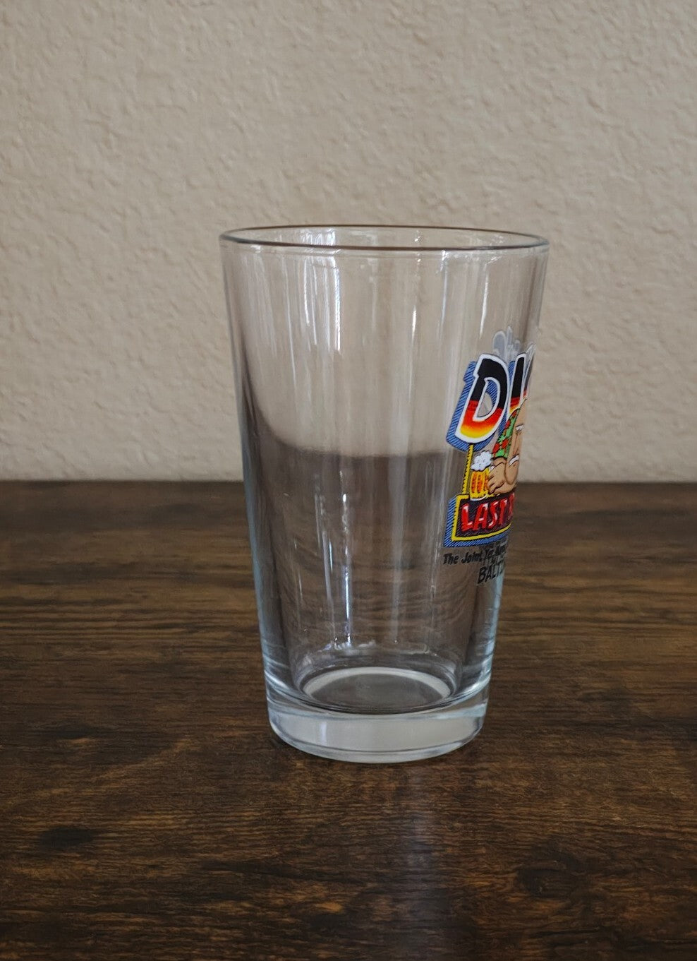 Dick's Last Resort Baltimore Collectible Glass