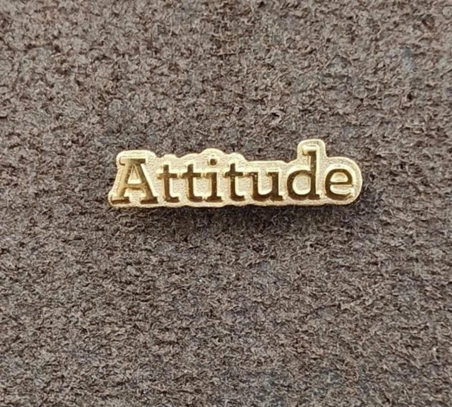 Gold Tone "Attitude" Pin