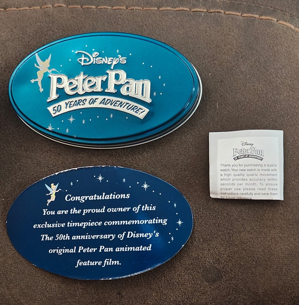 2003 Disney's Peter Pan 50th Anniversary Tinker Bell Ladies Watch