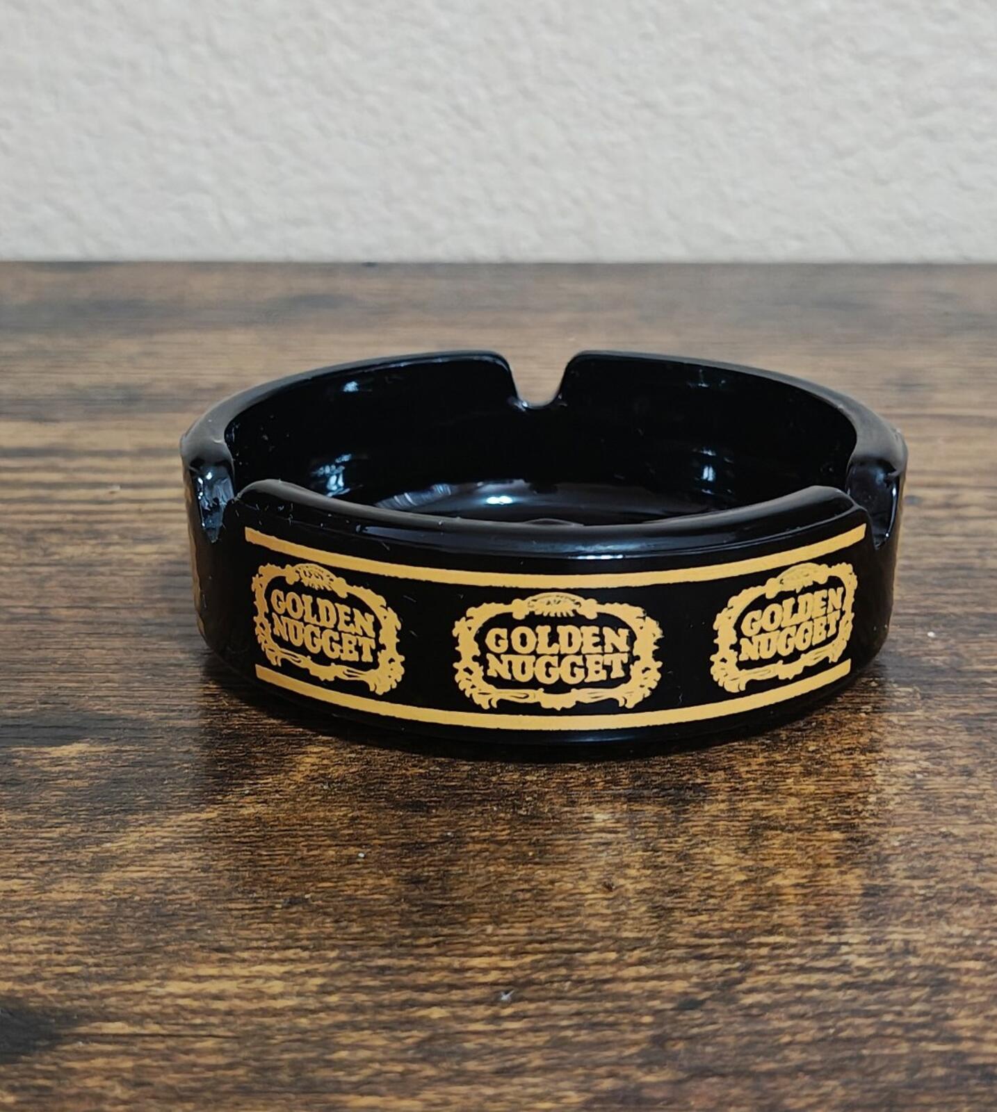 1970s Las Vegas Golden Nugget Hotel and Casino Ceramic Ashtray