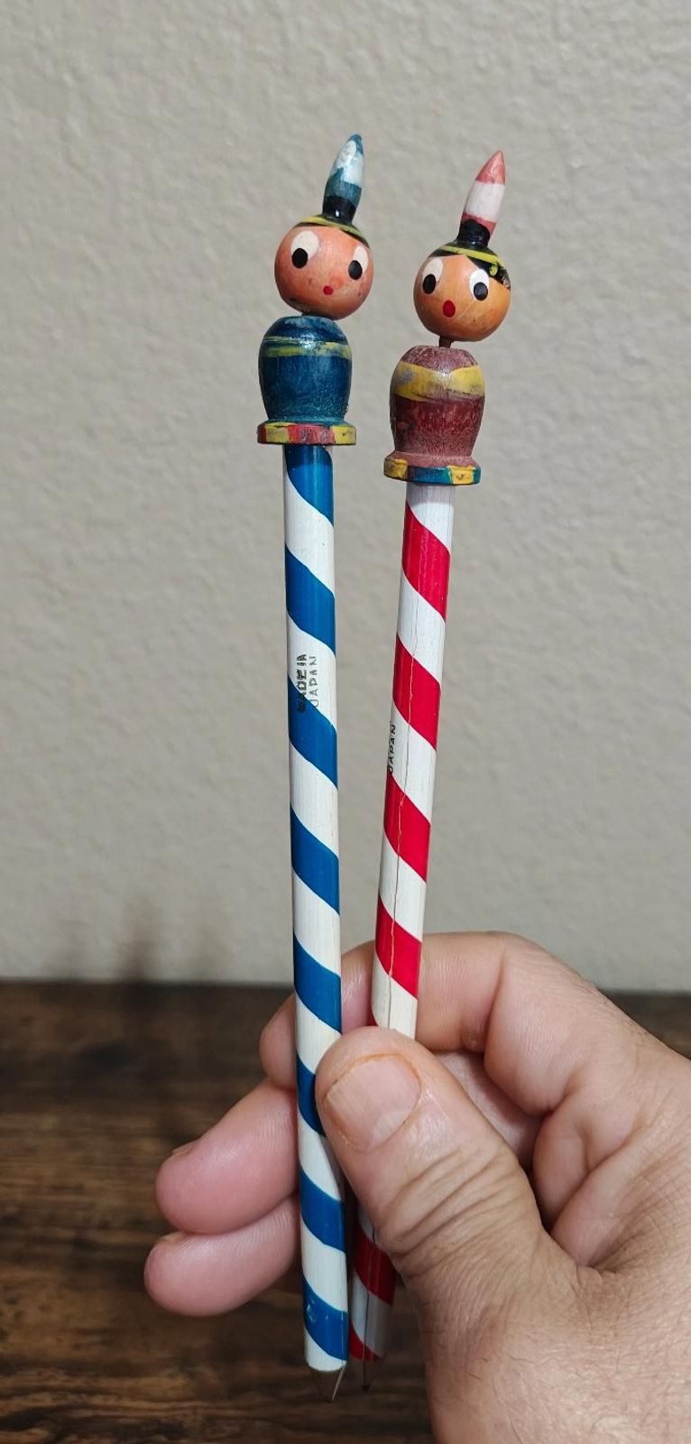 60s Indian Top Pencil From Fort Lincoln State Park Mandan North Dakota