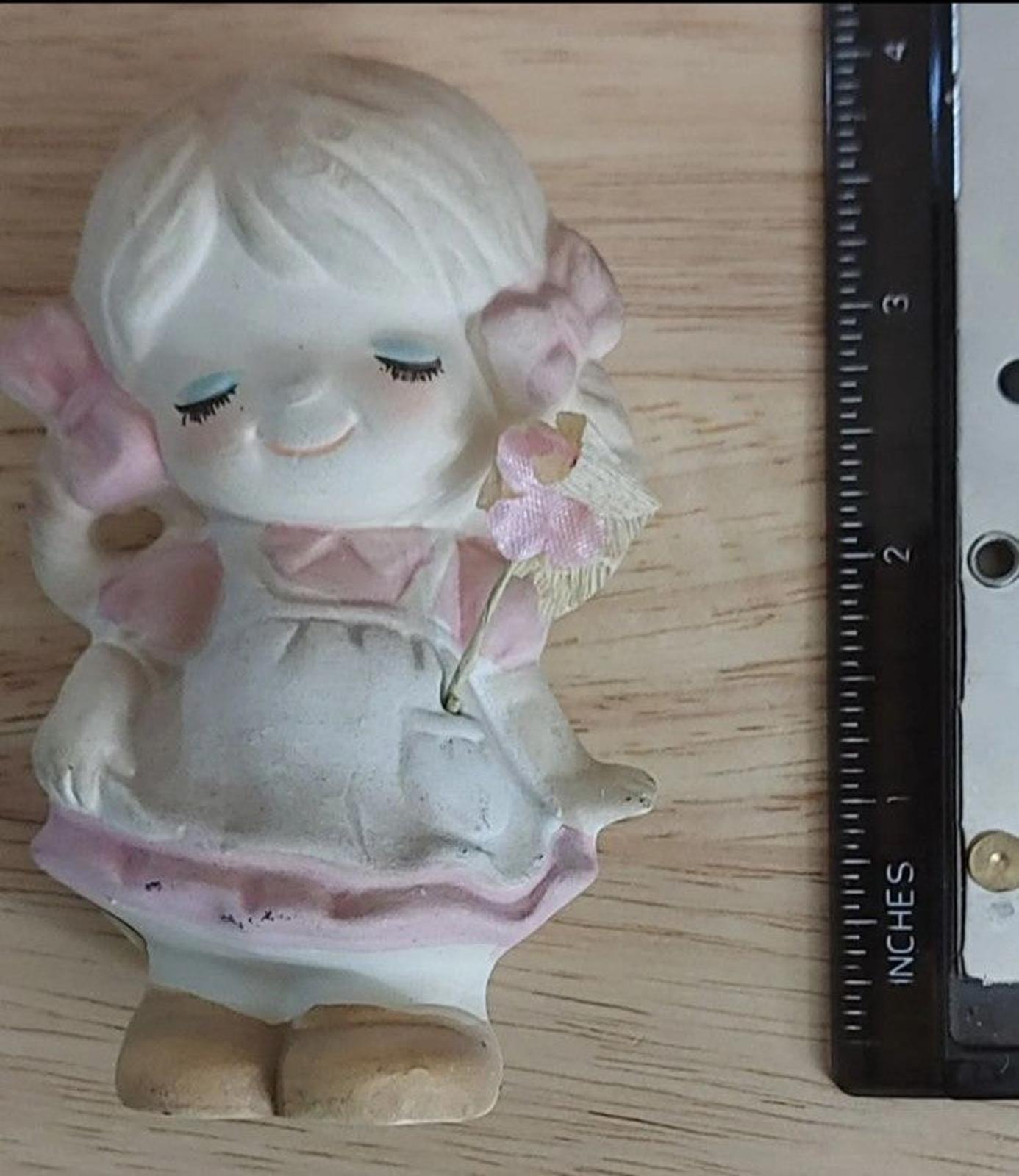 1970’s Vintage UCTCI Girl Stoneware Figurine Japan