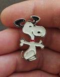1970s Snoopy Gold Tone Enamel Pin