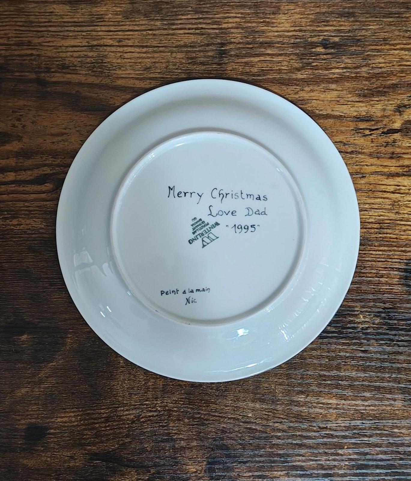 1995 Hand Painted Disney's The Little Mermaid Personalized Megan Plate